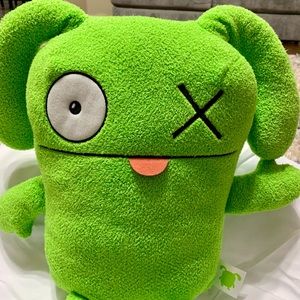 Ugly Dolls Green Bunny Plush Big Animal Ox Plushie 14 inches